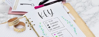 Bullet journal og planner