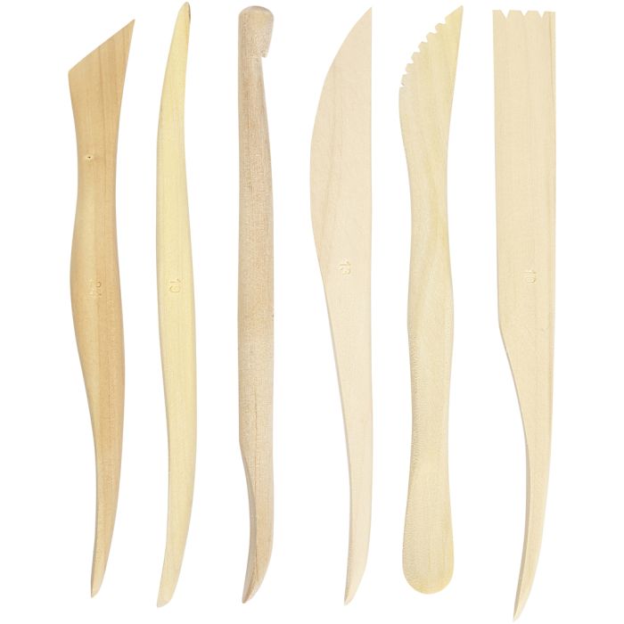Modelleringspinner, L: 15 cm, 6 stk./ 1 pk.