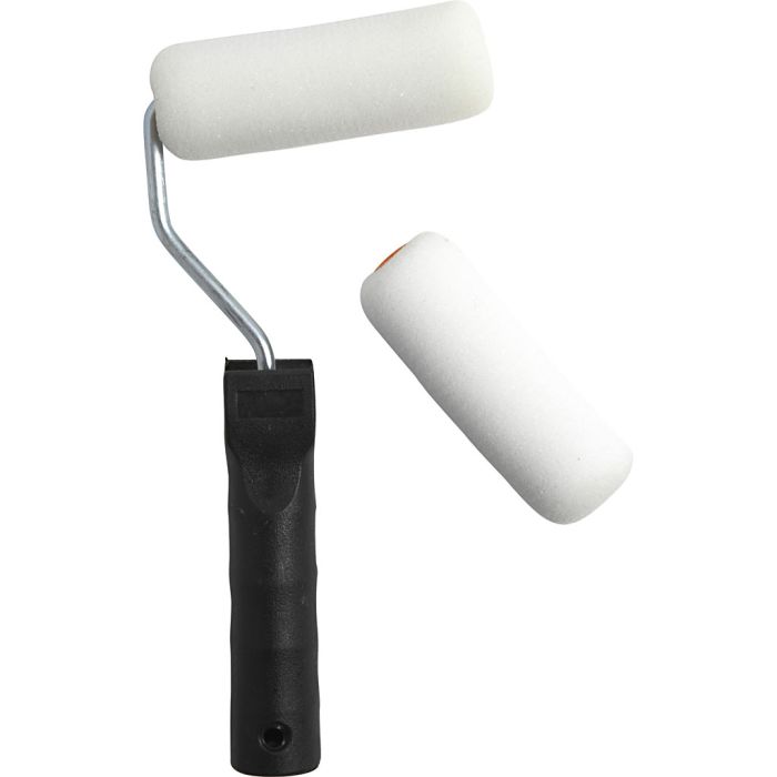 Malerulle med håndtak, B: 10 cm, 1 sett