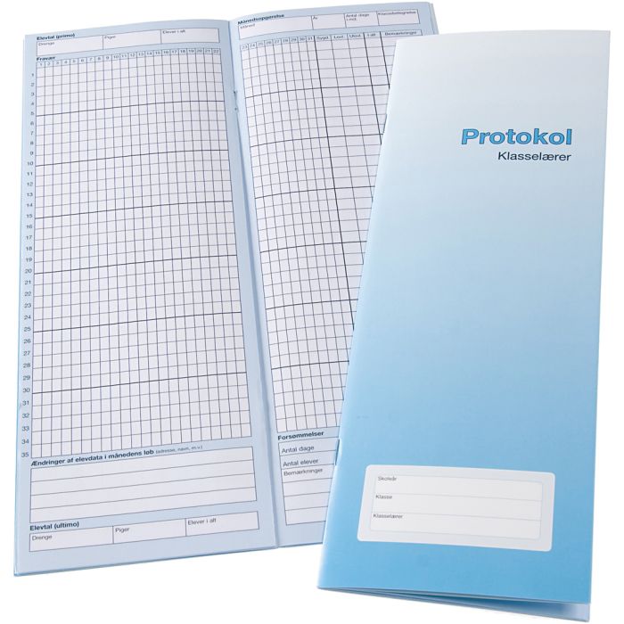 Protokoll klasselærer, 1 stk.