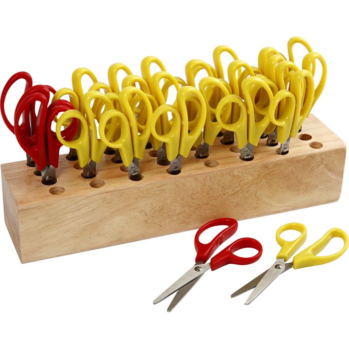 Barnesaks, L: 12,5 cm, rund, 24 stk./ 1 sett