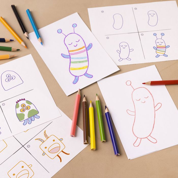 Lær å tegne monstre