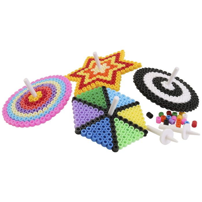 Morsom snurrebass med rørperler