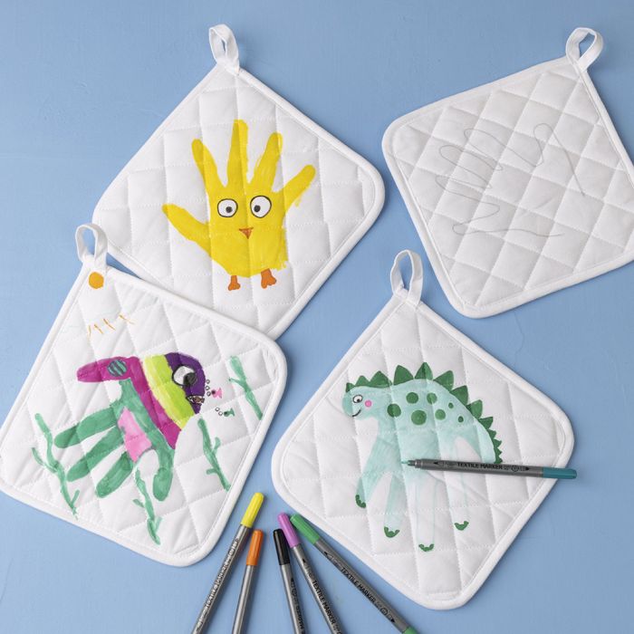Grytelapper med artige design