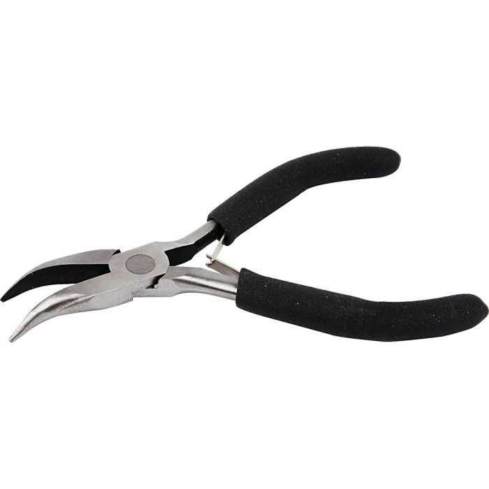 Bøyd spisstang, L: 12,4 cm, 1 stk.