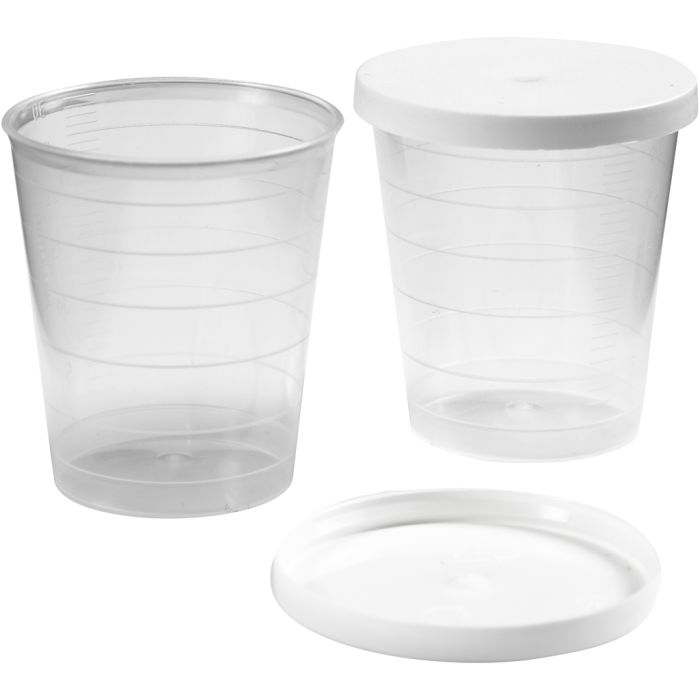 Beger med lokk, 30 ml, 75 stk./ 1 pk.