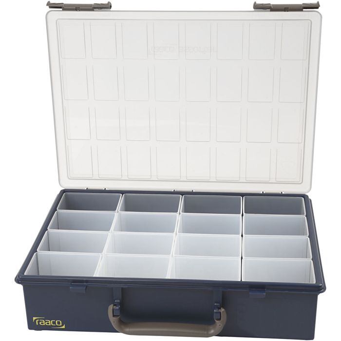Multicase, 16 løse rom, H: 8 cm, str. 33,8x26,1 cm, hullstr. 5,5x7,9x8 cm, 1 sett