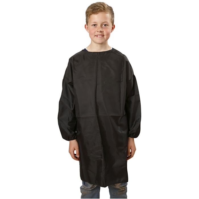 Maleforkle, L: 81 cm, str. 7-12 år, svart, 1 stk.