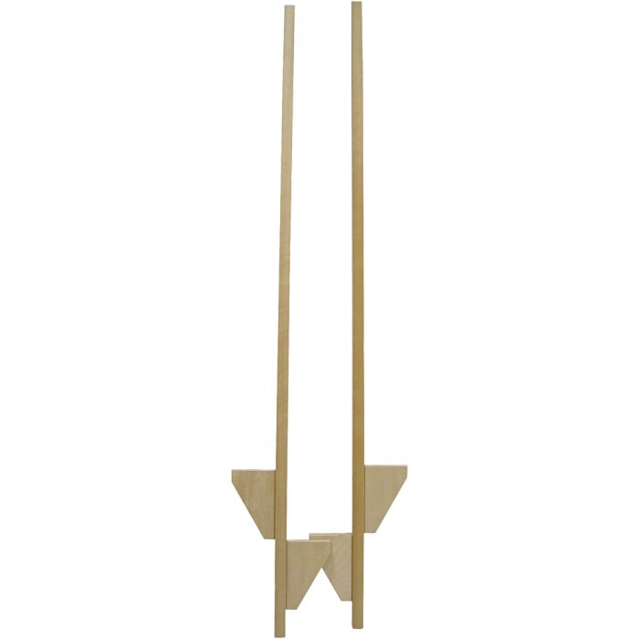 Stylter i tre, H: 140 cm, 2 stk./ 1 sett