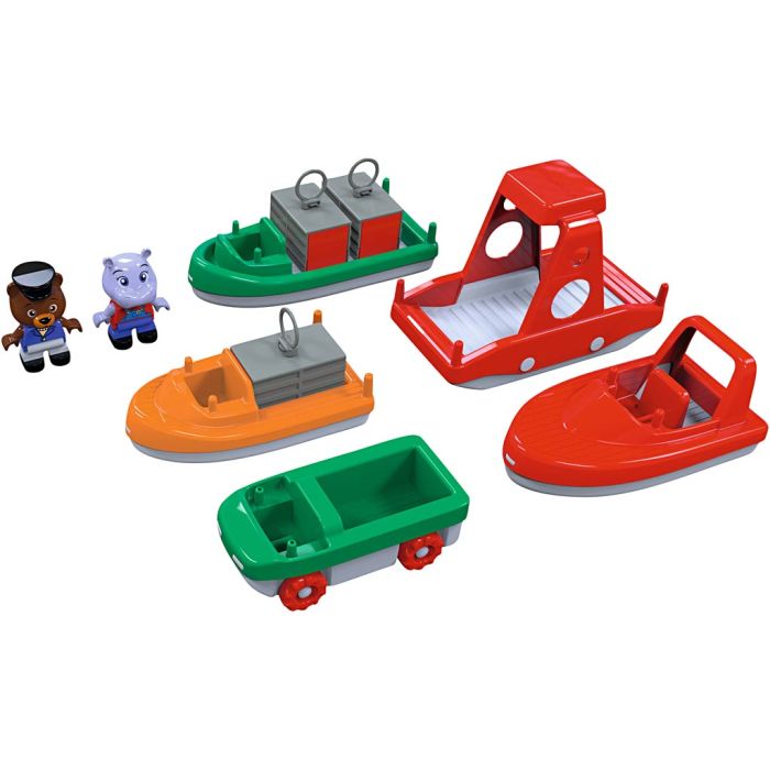AquaPlay Båter og Figurer, 7 stk./ 1 sett