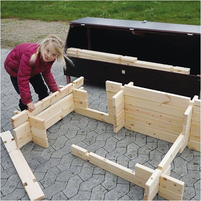 Blokhus Byggeplanker, 100 stk./ 1 sett