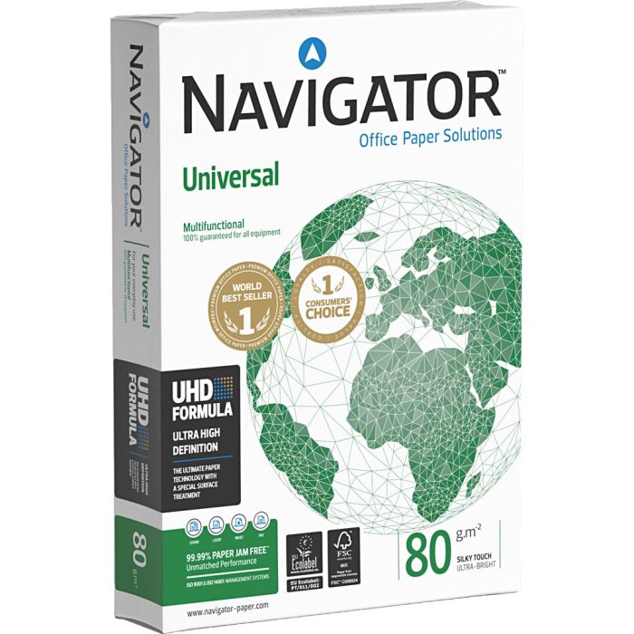 Navigator kopipapir, A3, 5x500 ark, 2500 ark/ 1 pk.