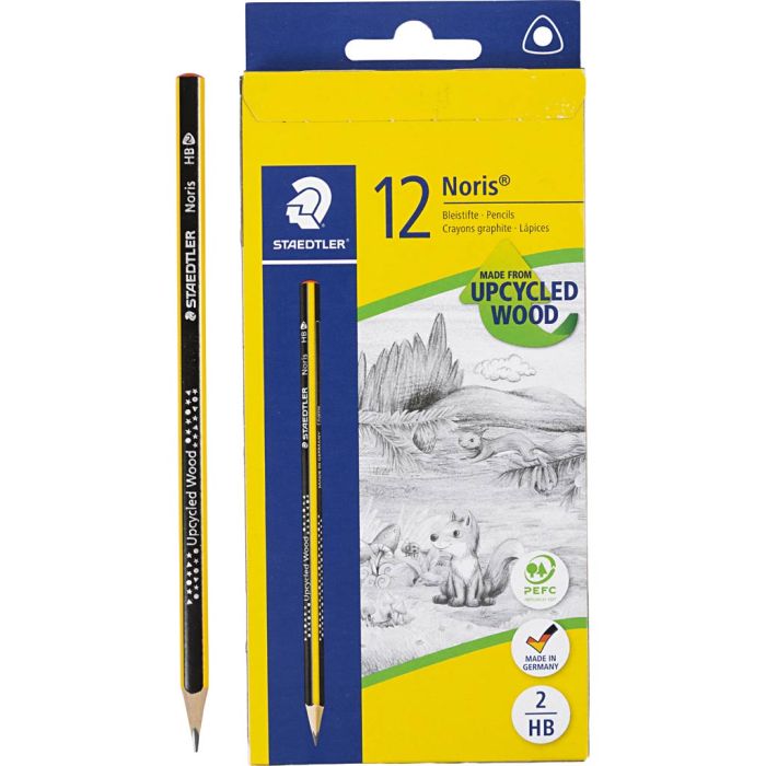 STAEDTLER blyant, med lakkert tupp, HB, 12 stk./ 1 pk.