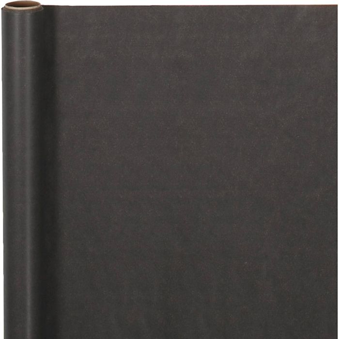 Gavepapir, B: 50 cm, 70 g, svart, 5 m/ 1 rl.