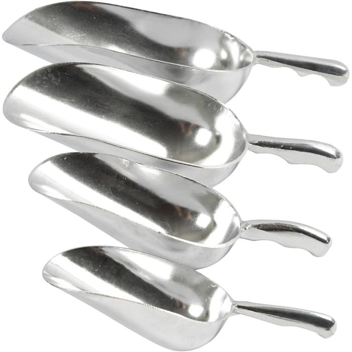 Aluminiumsspader, str. 18-30 cm, 4 stk./ 1 pk.