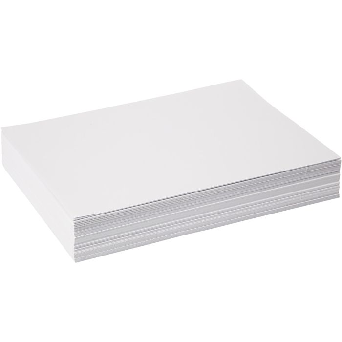 Tegnepapir, A4, ark 210x297 mm, 80 g, hvit, 500 ark/ 1 pk.