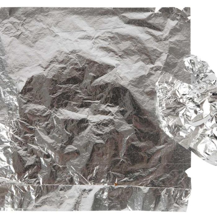 Bladmetall, ark 16x16 cm, sølv, 0,625 m2, 25 ark/ 1 pk.