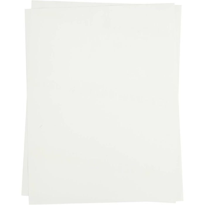 Overføringsark, ark 21,5x28 cm, til lyse tekstiler, transparent, 5 ark/ 1 pk.