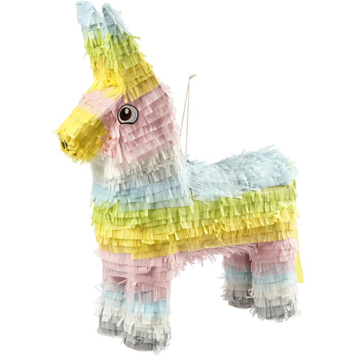 Piñata , str. 39x13x55 cm, pastellfarger, 1 stk.