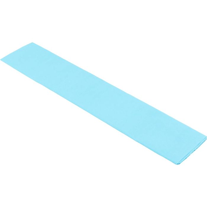 Kreppapir, ark 50x250 cm, 22 g, lys blå, 1 legg/ 1 pk.