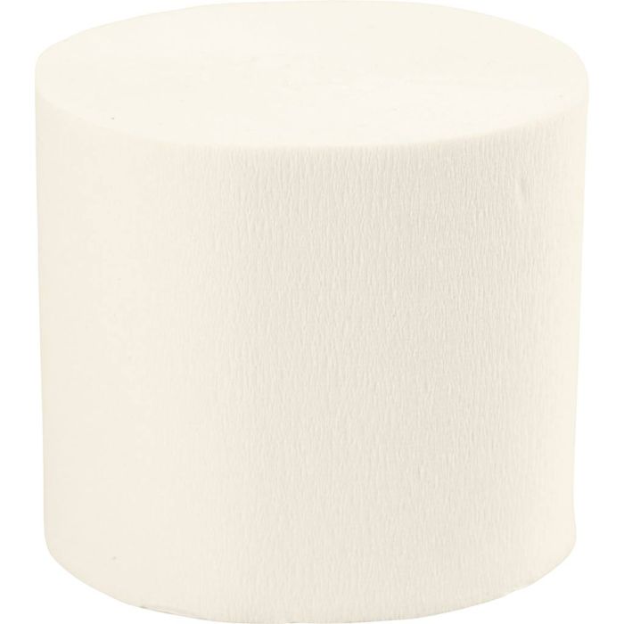 Kreppapir-Ruller, B: 5 cm, 22 g, beige, 20 m/ 1 stk.