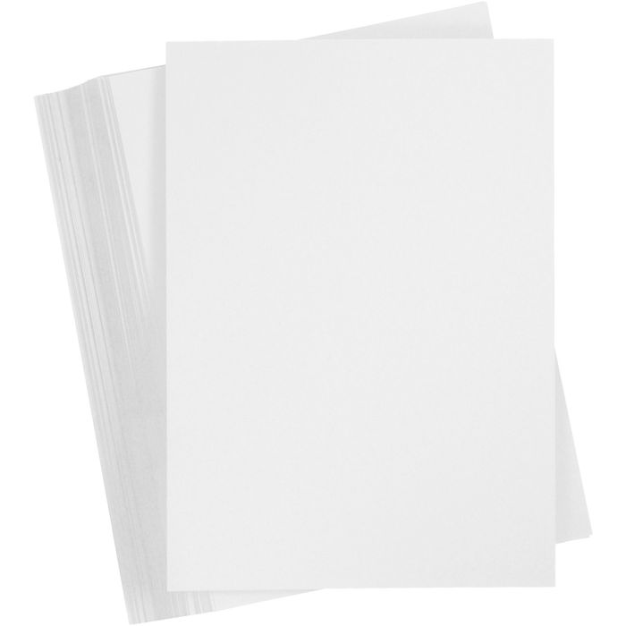 Kartong, A6, ark 105x148 mm, 180 g, hvit, 100 ark/ 1 pk.