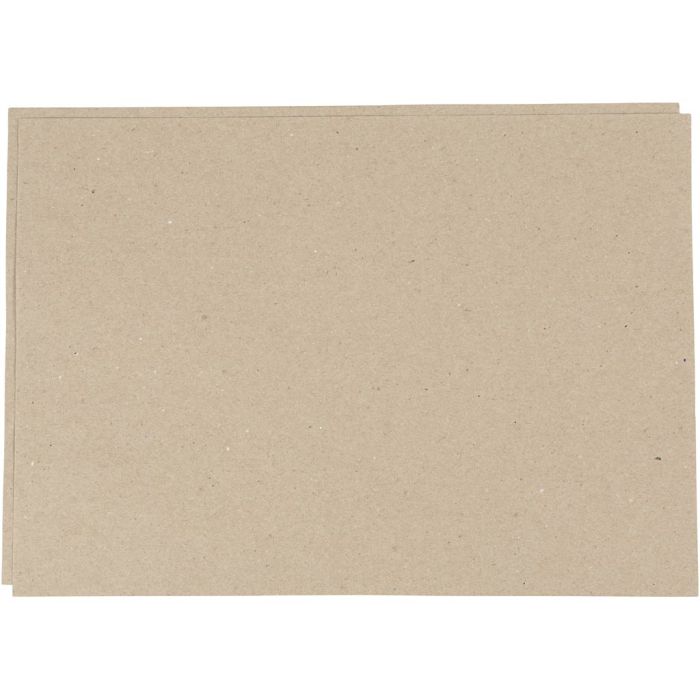 Kraftpapir, A2, ark 420x594 mm, 135 g, grå brun, 500 ark/ 1 pk.