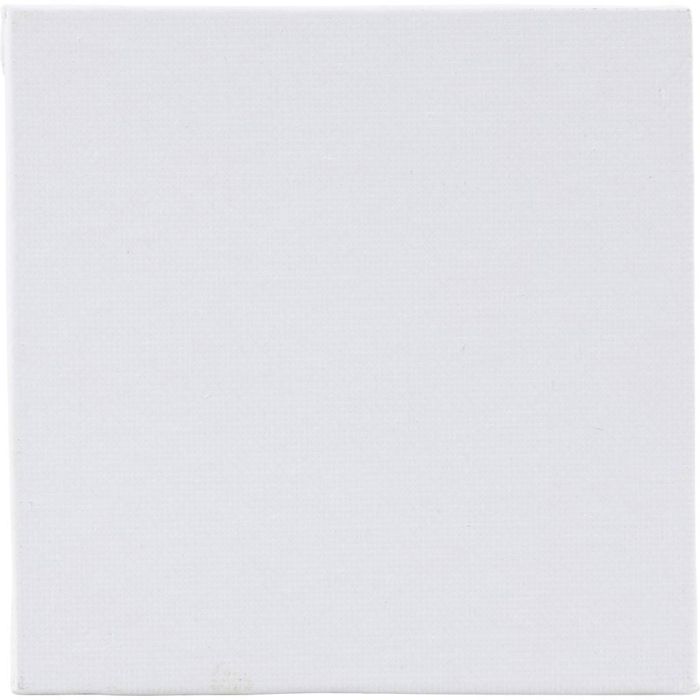 Maleplate, str. 10x10 cm, tykkelse 3 mm, 280 g, hvit, 1 stk.