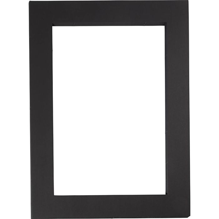 Passepartoutrammer, A3, ark 35x48 cm, tykkelse 0.4 mm, 270 g, svart, 25 stk./ 1 pk.