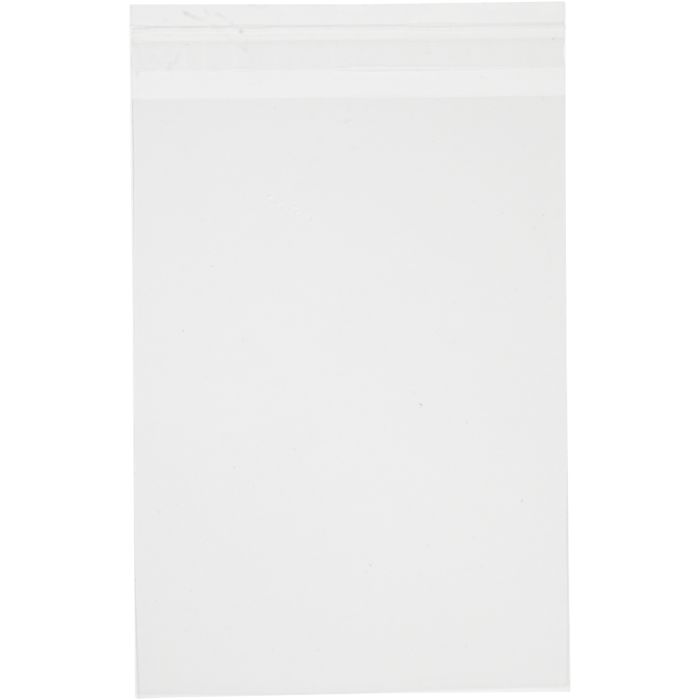 Cellofanposer, H: 19 cm, B: 14,5 cm, tykkelse 30 my, 50 stk./ 1 pk.