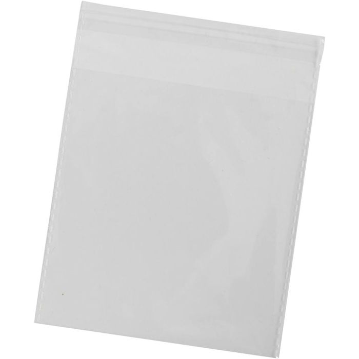 Cellofanposer, H: 11,3 cm, B: 11 cm, tykkelse 25 my, 200 stk./ 1 pk.