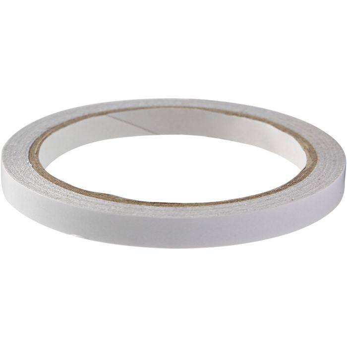 Dobbeltsidig Selvklebende Tape, B: 9 mm, 10 m/ 1 rl.