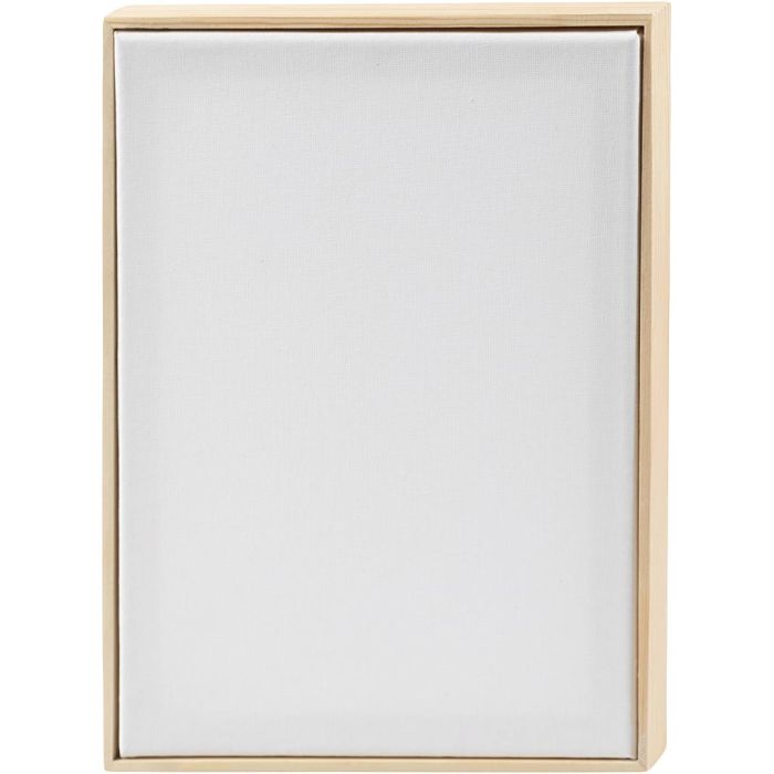 Malelerreter med ramme, A4, str. 21x29,7 cm, 280 g, hvit, 1 stk.