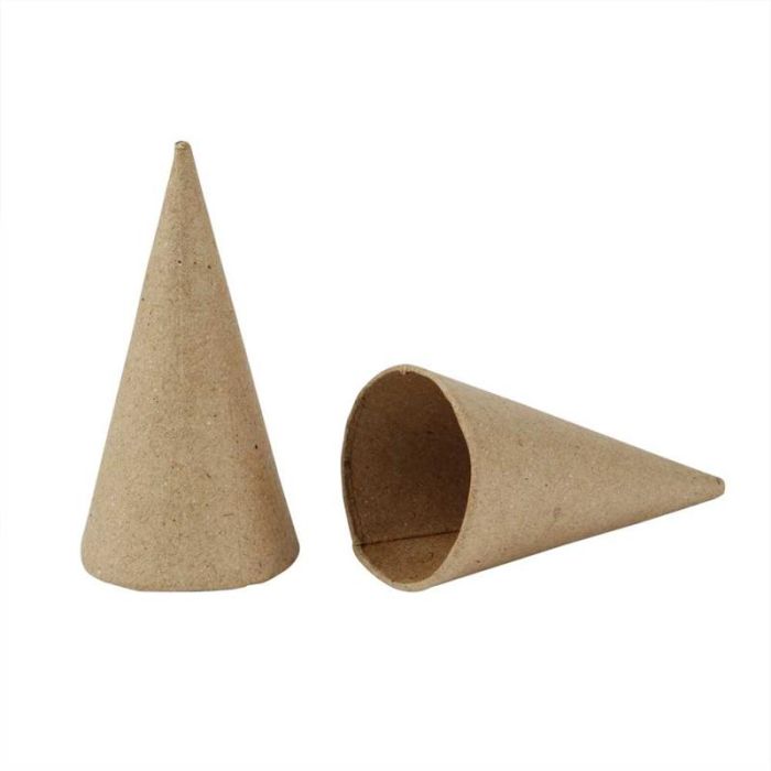 Kjegler, H: 8 cm, dia. 4 cm, 10 stk./ 1 pk.