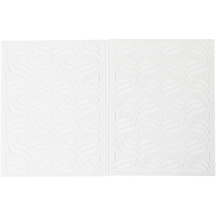 Stensil, str. 13x10 cm, 2 stk./ 1 pk.