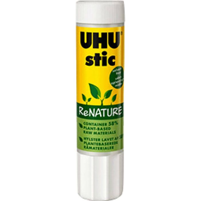 UHU ReNATURE limstift, transparent, 21 g, 12 stk./ 1 pk.