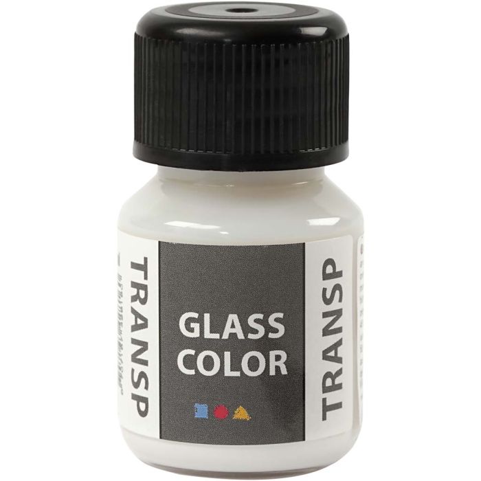 Glass Color Transparent, hvit, 30 ml/ 1 fl.