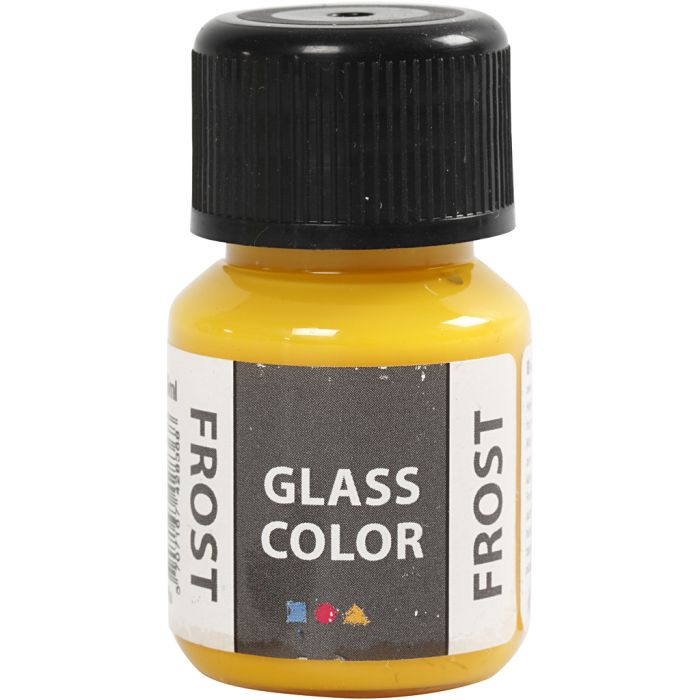 Glass Color Frost, gul, 30 ml/ 1 fl.