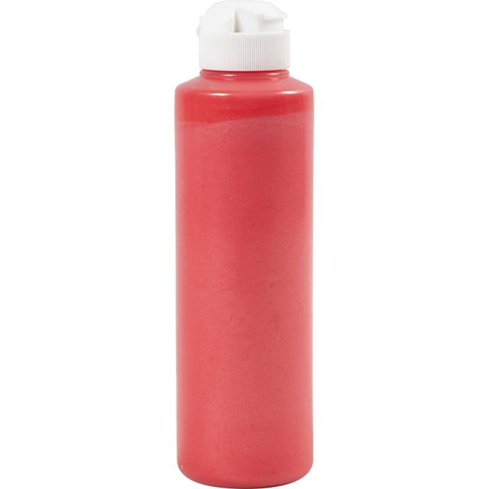 Metallisk akrylmaling, rød, 250 ml/ 1 fl.