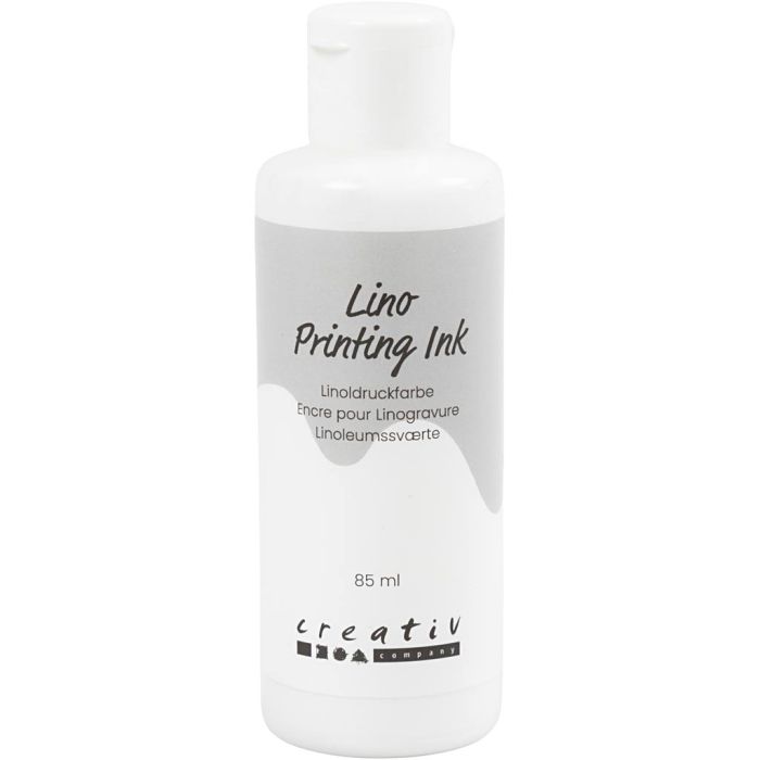 Linoleumsmaling, hvit, 85 ml/ 1 fl.