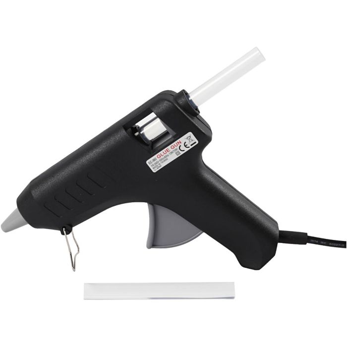 Maxi limpistol, 130 °C - lavtemperatur, stikk EU, ca. 150 cm ledning, 1 stk.