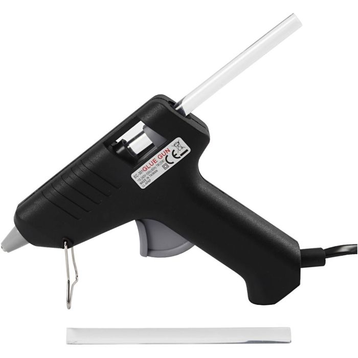Mini limpistol, 170 °C - høytemperatur, stikk EU, ca. 150 cm ledning, 1 stk.