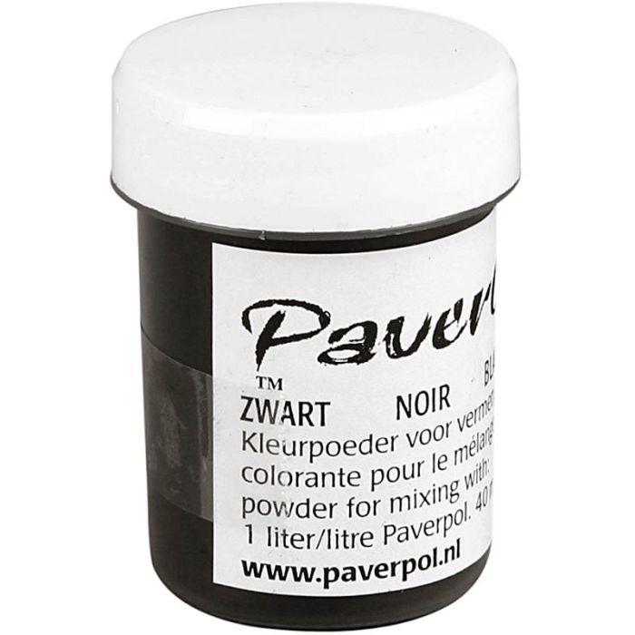 Paver Color, svart, 40 ml/ 1 boks