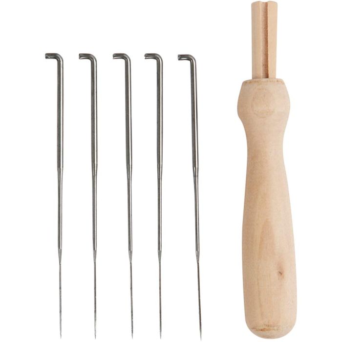 Filtnåleholder, L: 9 cm, 1 sett