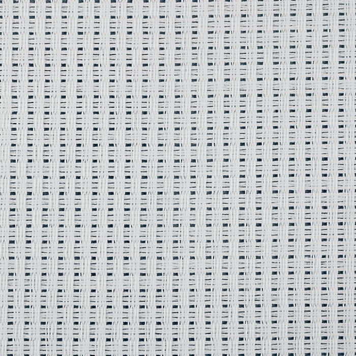 Aidastoff, B: 130 cm, 24 ruter pr. 10 cm , hvit, 3 m/ 1 stk.