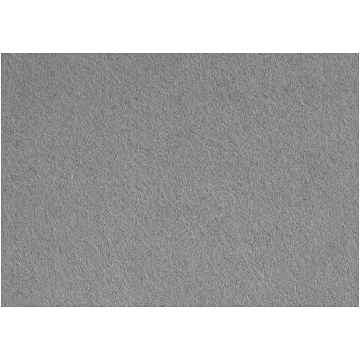 Hobbyfilt, A2, ark 420x594 mm, tykkelse 3 mm, grå, 1 ark