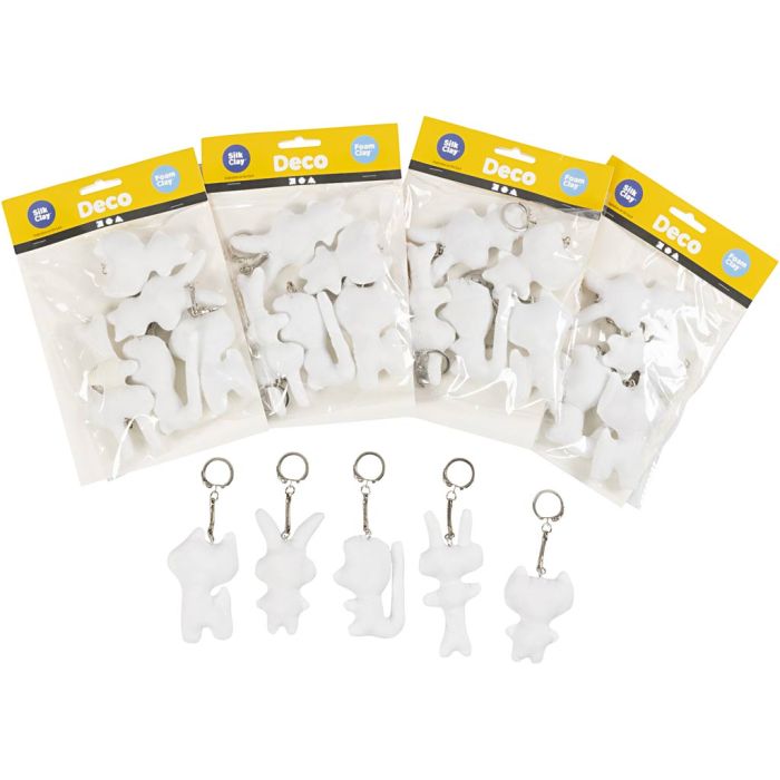 Stoffigurer, H: 6-10 cm, 25 stk./ 1 pk.