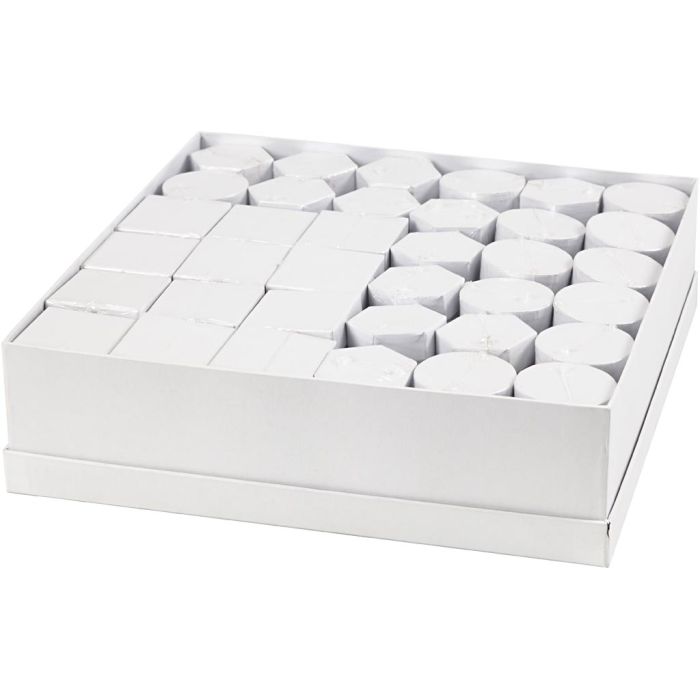 Esker, str. 4,5x7 + 6x9 cm, hvit, 36 sett/ 1 pk.