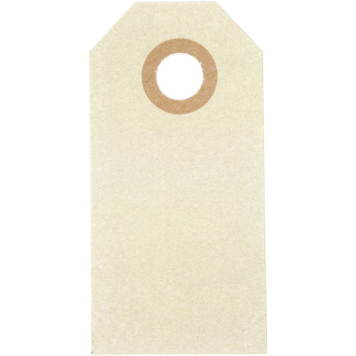 Manillamerker, str. 3x6 cm, 250 g, creme, 30 stk./ 1 pk.