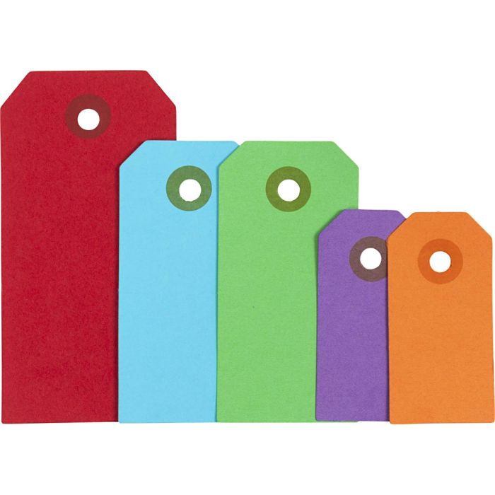 Manillamerker, str. 3x6+4x8+5x10 cm, 220 g, ass. farger, 500 stk./ 1 pk.